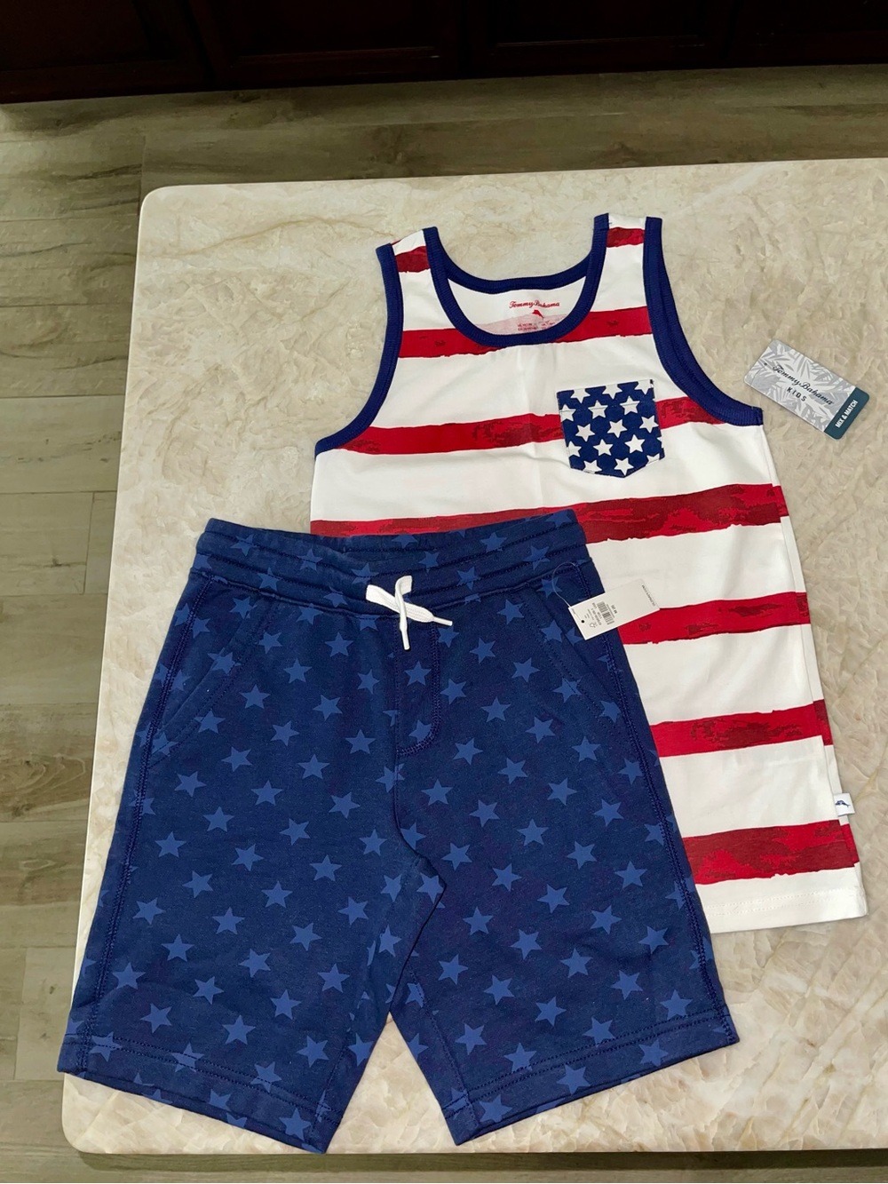 Boys NWT sz M(7-8) Tommy Bahama/Old Navy outfit